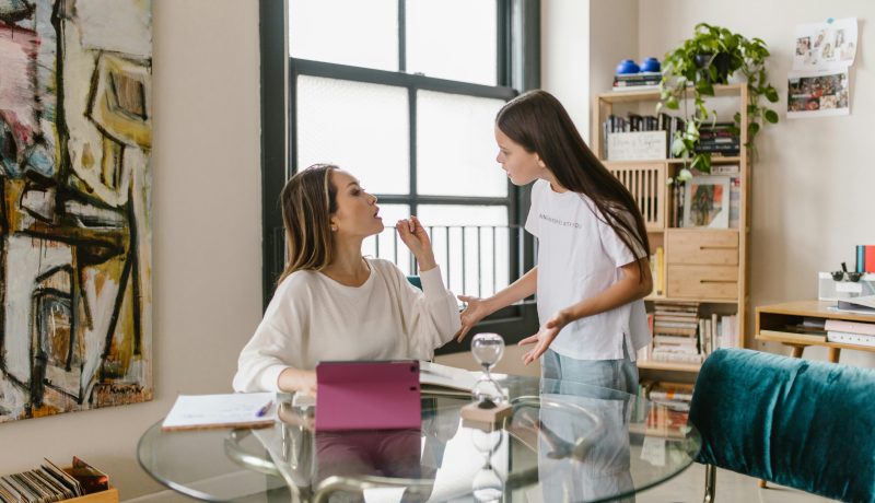 How Self-Reflection Can Resolve Parent-Child Conflicts: 5 Case Studies A child arguing with her mother