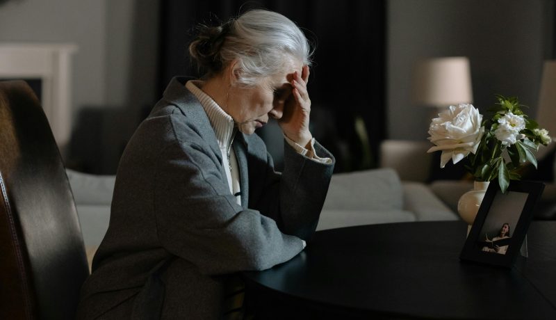 The Freedom Formula: Power of detachment in Personal Development A stressed old woman
